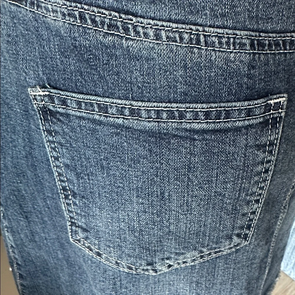 10 Hydraulic Blue Pearl-Studded Denim/Jean Skirt - Picture 7 of 10